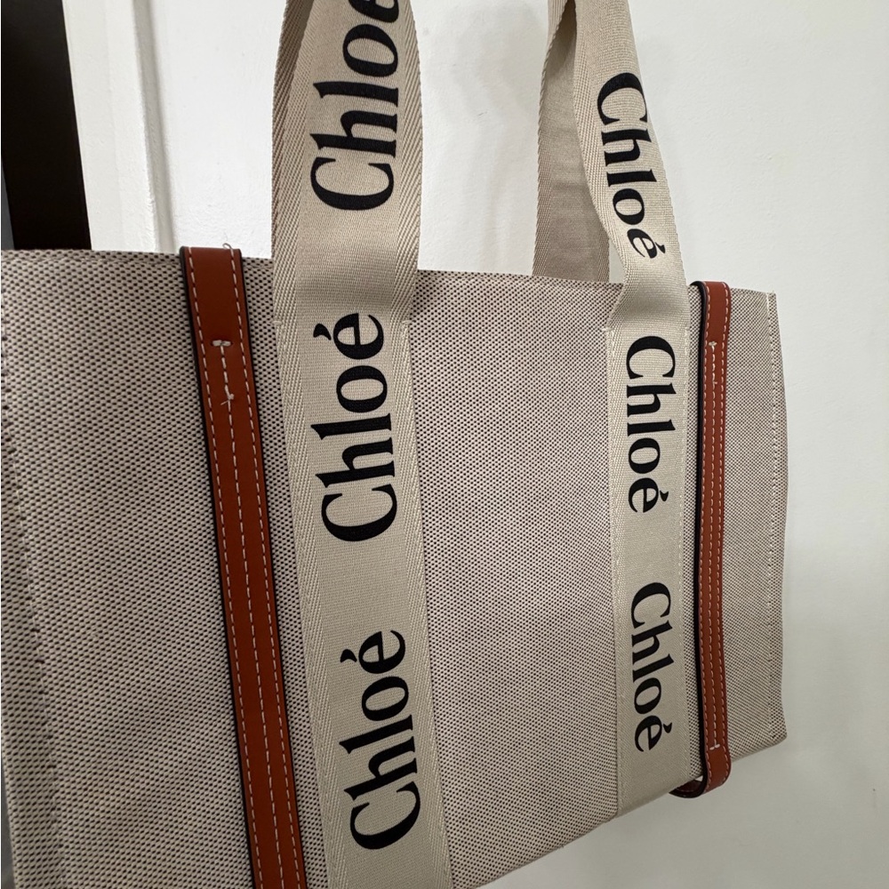 Large Beige Tote Bag